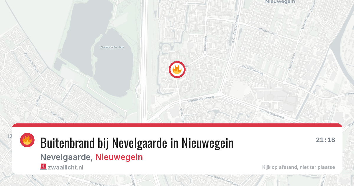 Buitenbrand bij Nevelgaarde in Nieuwegein — 11 jun 2026