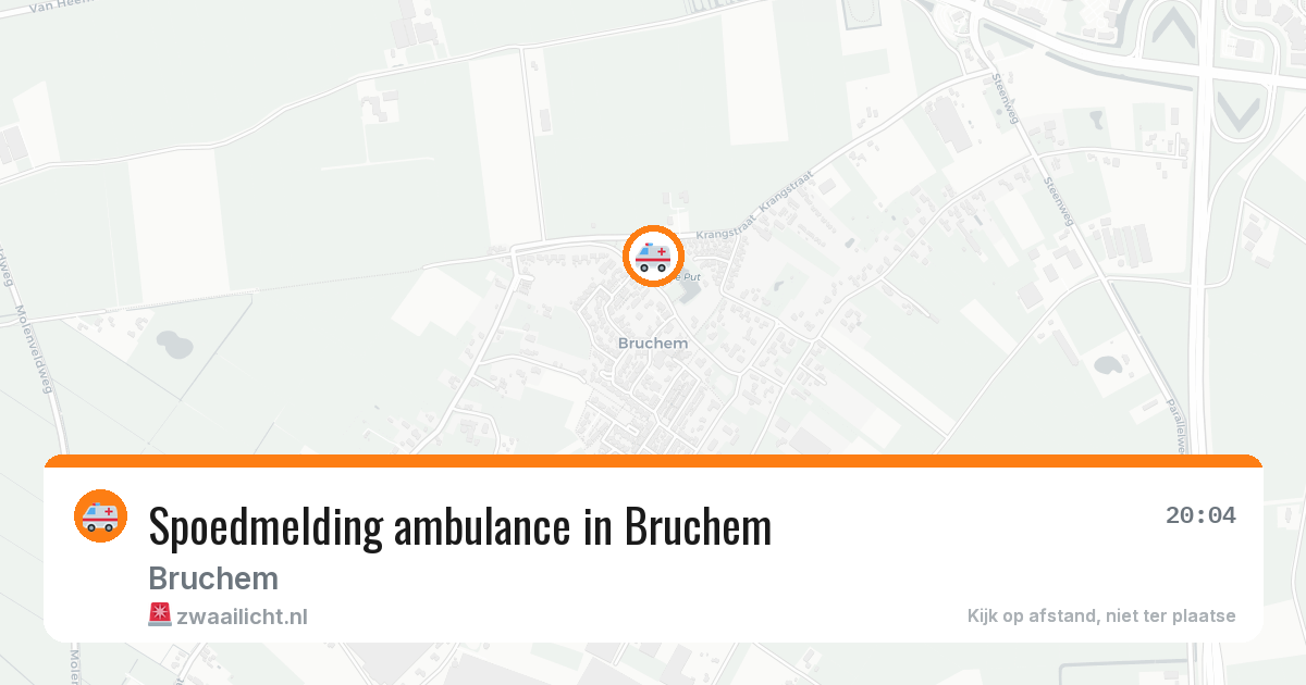 Spoedmelding ambulance in Bruchem — 4 apr 2026