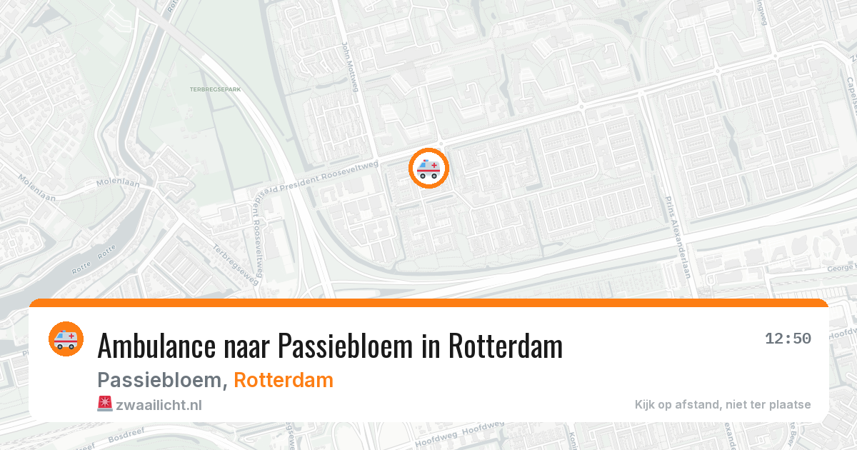 Ambulance naar Passiebloem in Rotterdam — 21 apr 2026