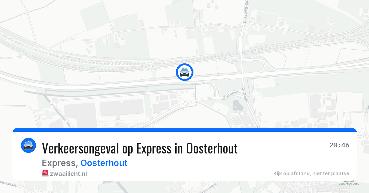 Verkeersongeval op Express in Oosterhout — 4 aug 2026