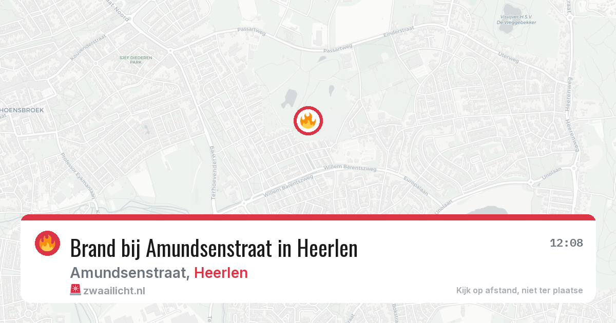 Brand bij Amundsenstraat in Heerlen — 30 mei 2026