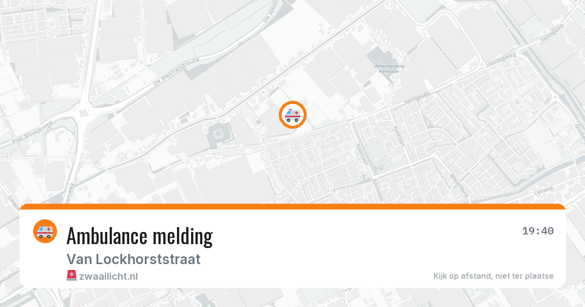 Ambulance melding — 5 mei 2026
