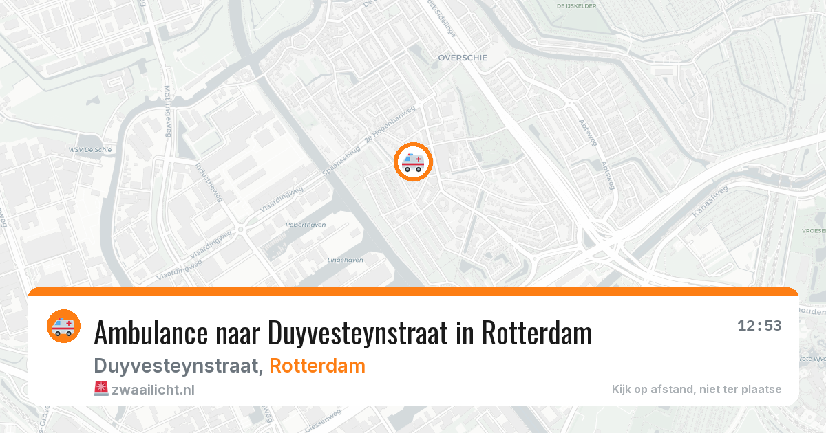 Ambulance naar Duyvesteynstraat in Rotterdam — 18 mei 2026