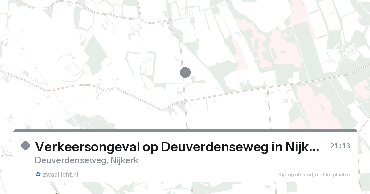 Verkeersongeval op Deuverdenseweg in Nijkerk — 17 jun 2026