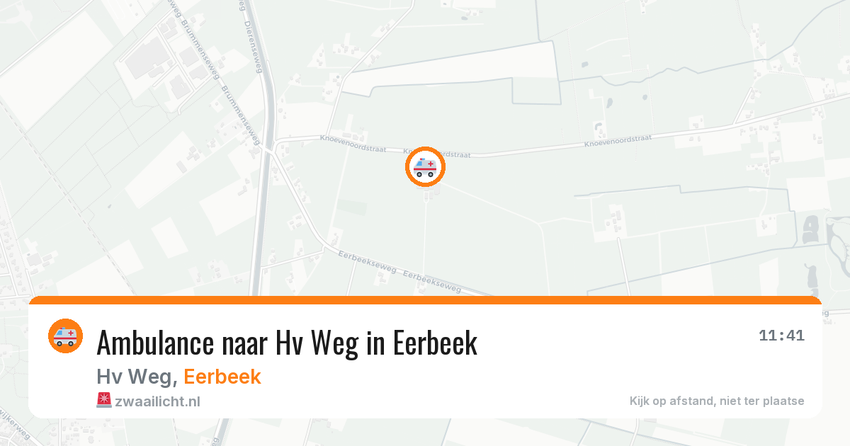 Ambulance naar Hv Weg in Eerbeek — 7 jun 2026