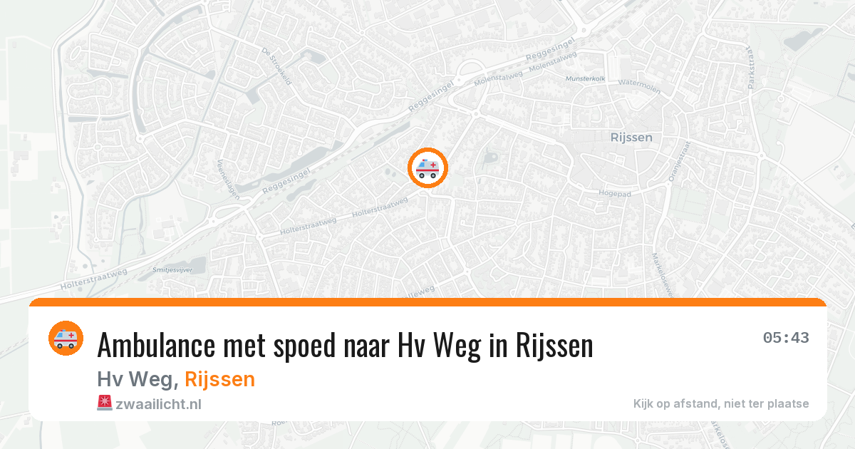 Ambulance met spoed naar Hv Weg in Rijssen — 29 jun 2026