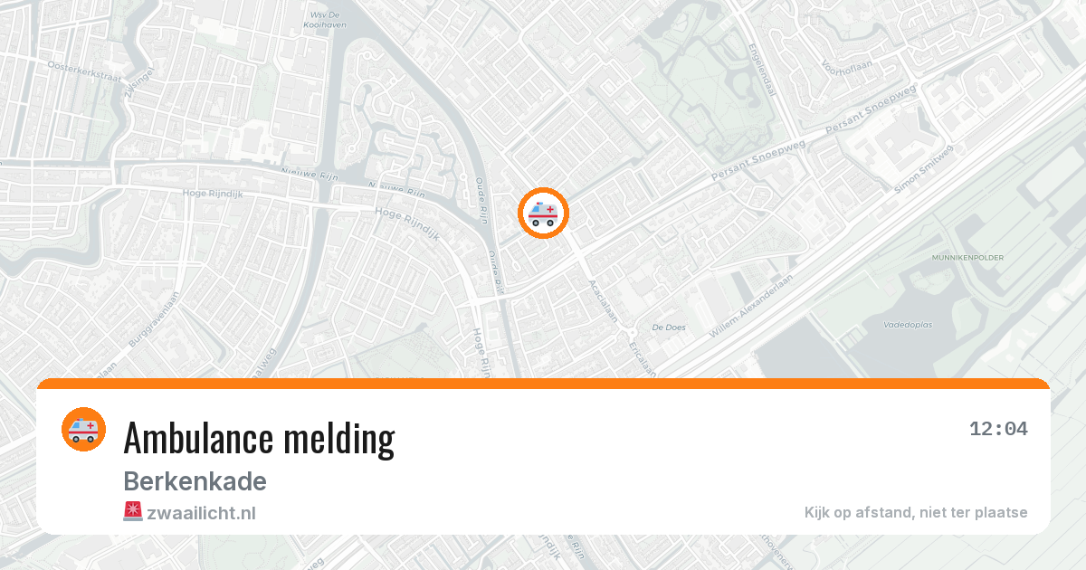 Ambulance melding — 10 feb 2026