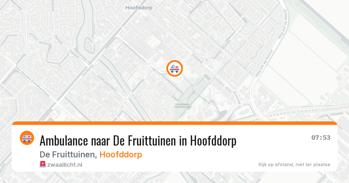 Ambulance naar De Fruittuinen in Hoofddorp — 30 jan 2026