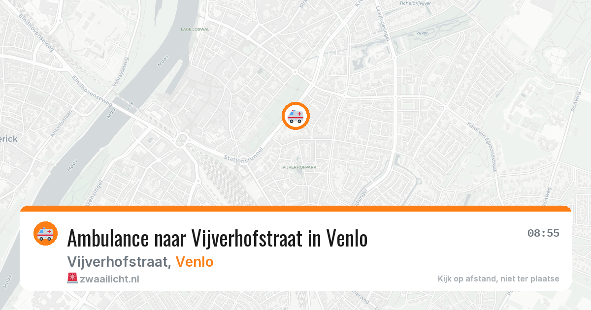 Ambulance naar Vijverhofstraat in Venlo — 31 jul 2026