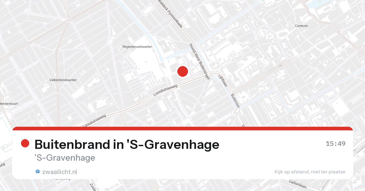 Buitenbrand in 'S-Gravenhage — 28 aug 2026