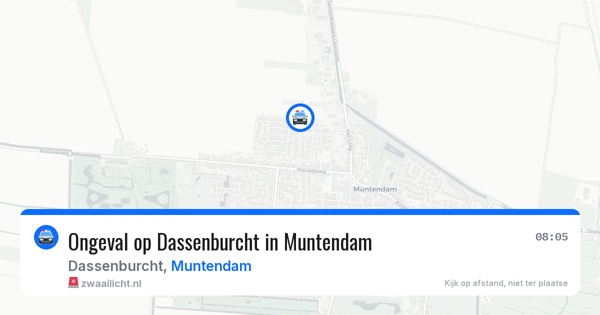 Ongeval op Dassenburcht in Muntendam — 27 apr 2026