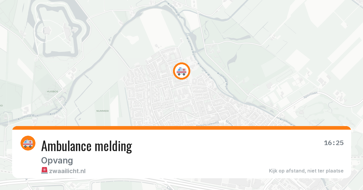 Ambulance melding — 23 jun 2026