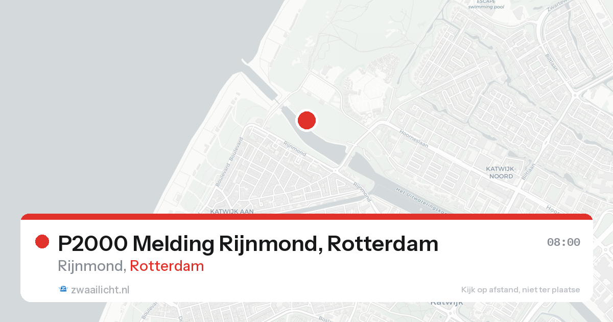 P2000 Melding Rijnmond, Rotterdam — 17 aug 2026