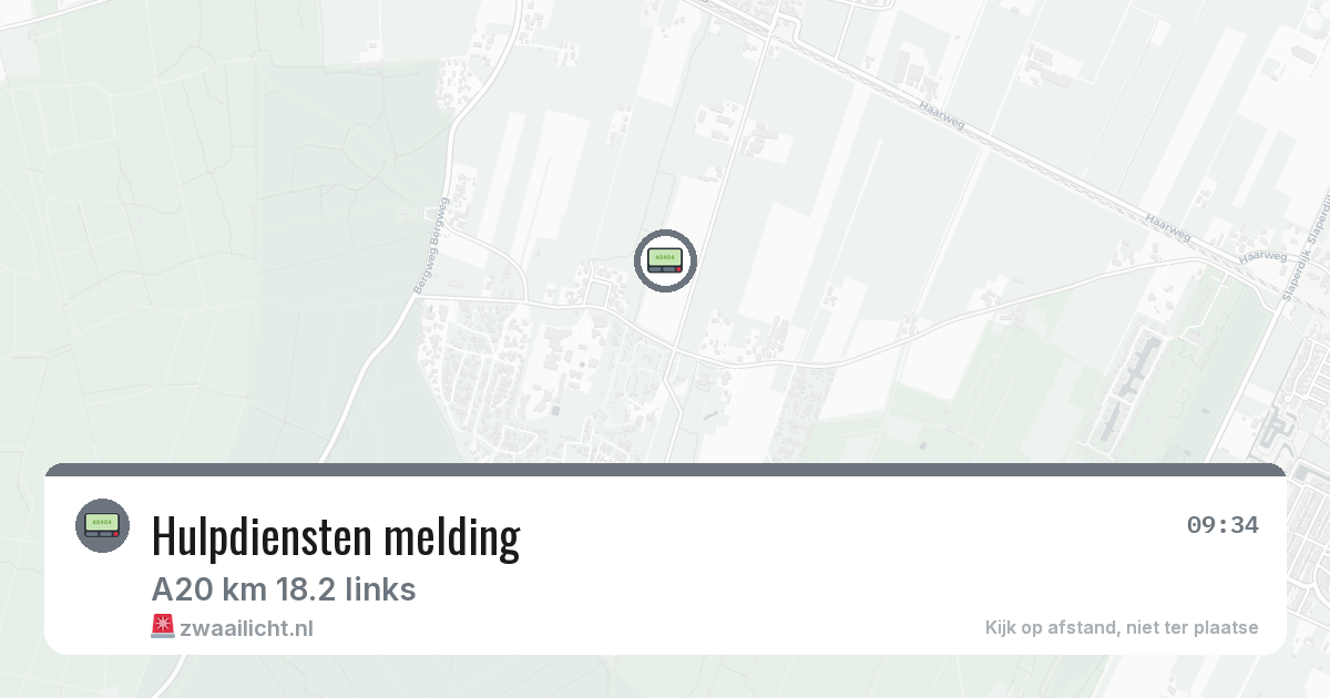 Hulpdiensten melding — 30 jan 2026 | 🚨 Zwaailicht.nl