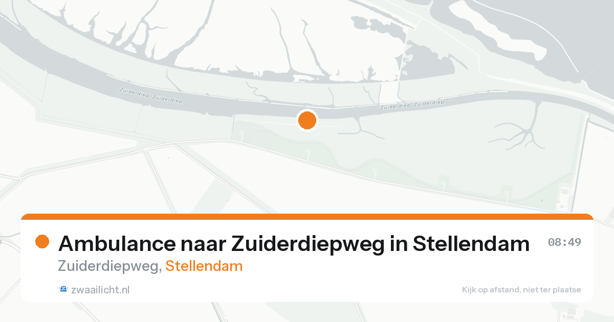 Ambulance naar Zuiderdiepweg in Stellendam — 17 aug 2026