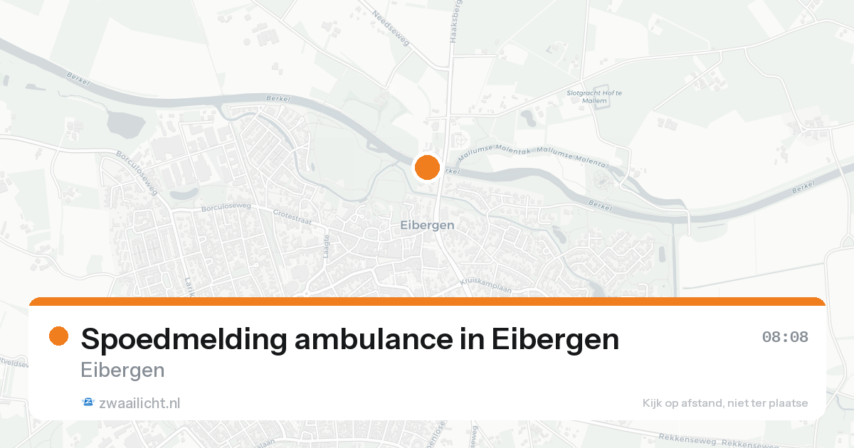 Spoedmelding ambulance in Eibergen — 7 feb 2026
