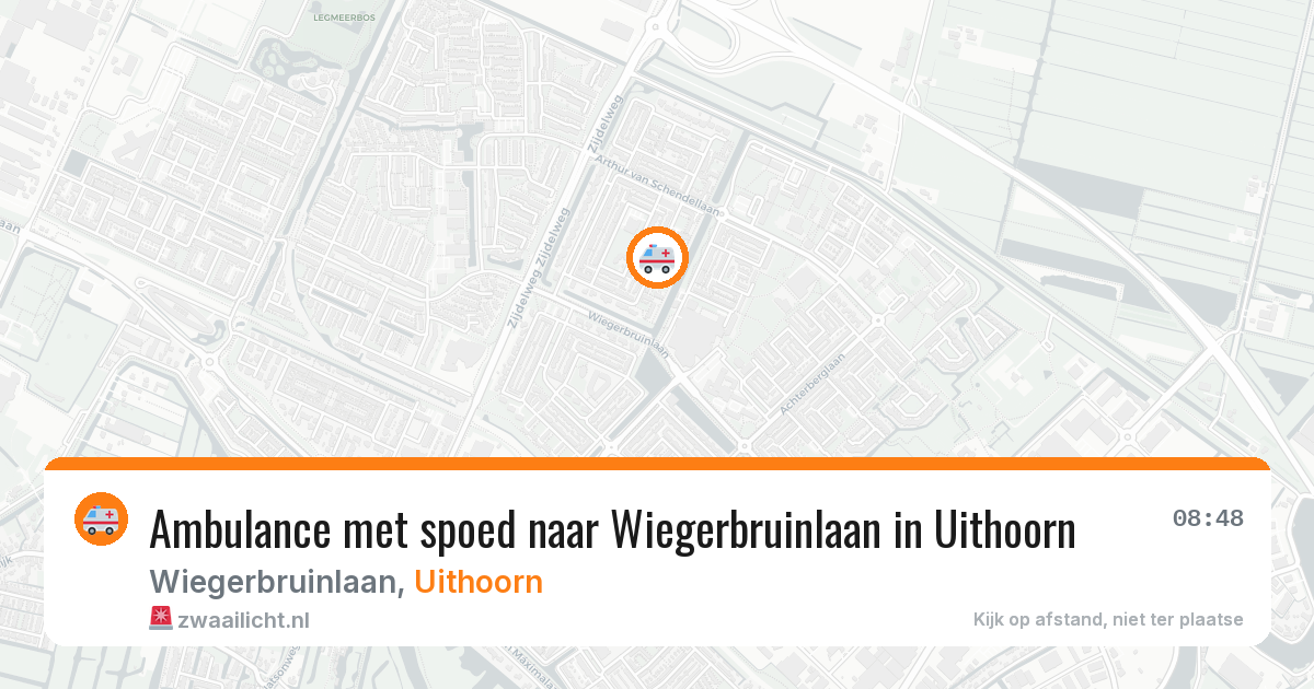 Ambulance met spoed naar Wiegerbruinlaan in Uithoorn — 27 jun 2026
