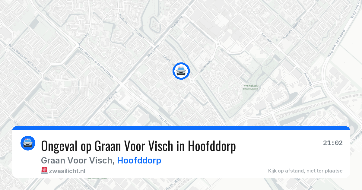 Ongeval op Graan Voor Visch in Hoofddorp — 6 jun 2026