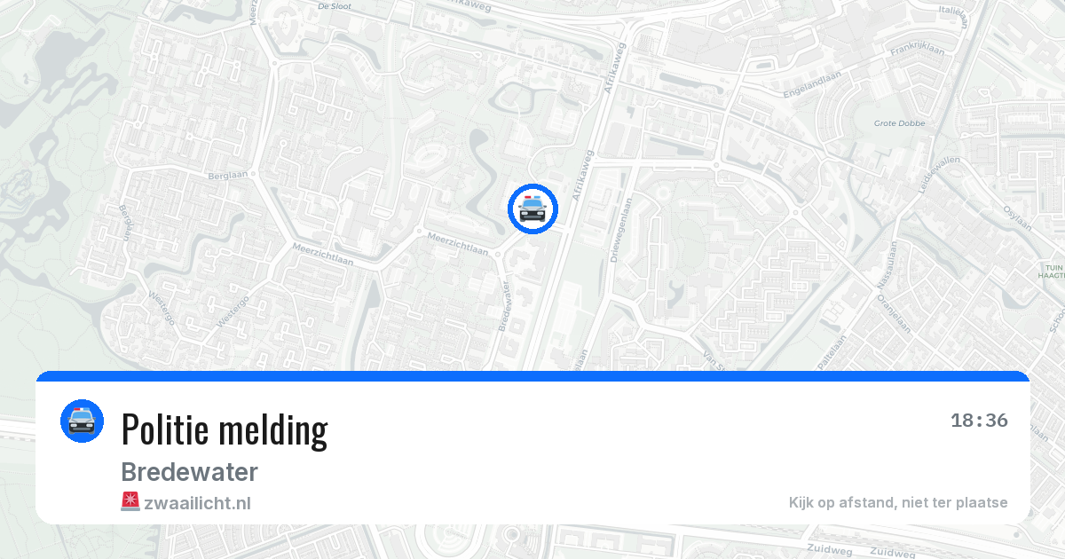 Politie melding — 1 jul 2026