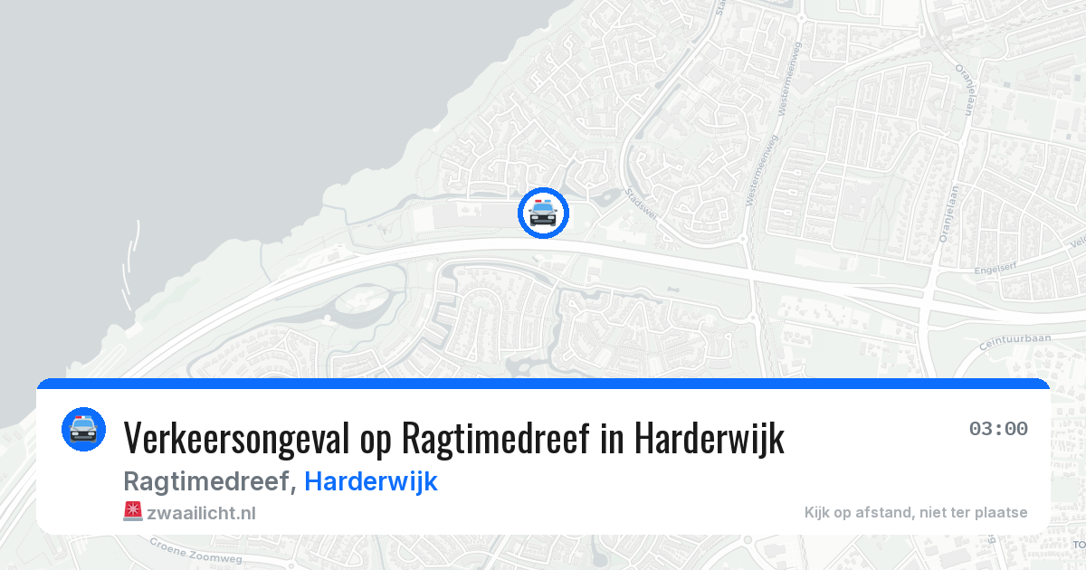 Verkeersongeval op Ragtimedreef in Harderwijk — 14 jun 2026
