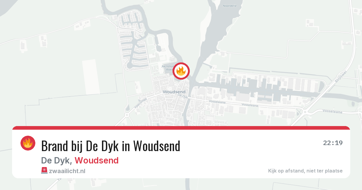 Brand bij De Dyk in Woudsend — 5 apr 2026