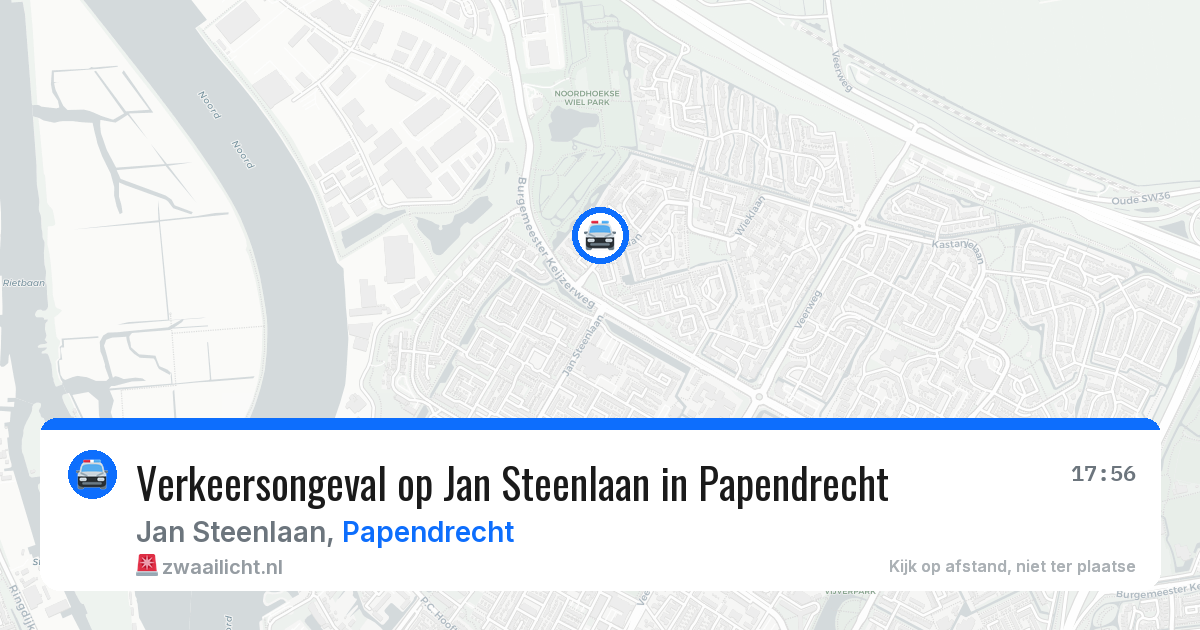 Verkeersongeval op Jan Steenlaan in Papendrecht — 3 jun 2026