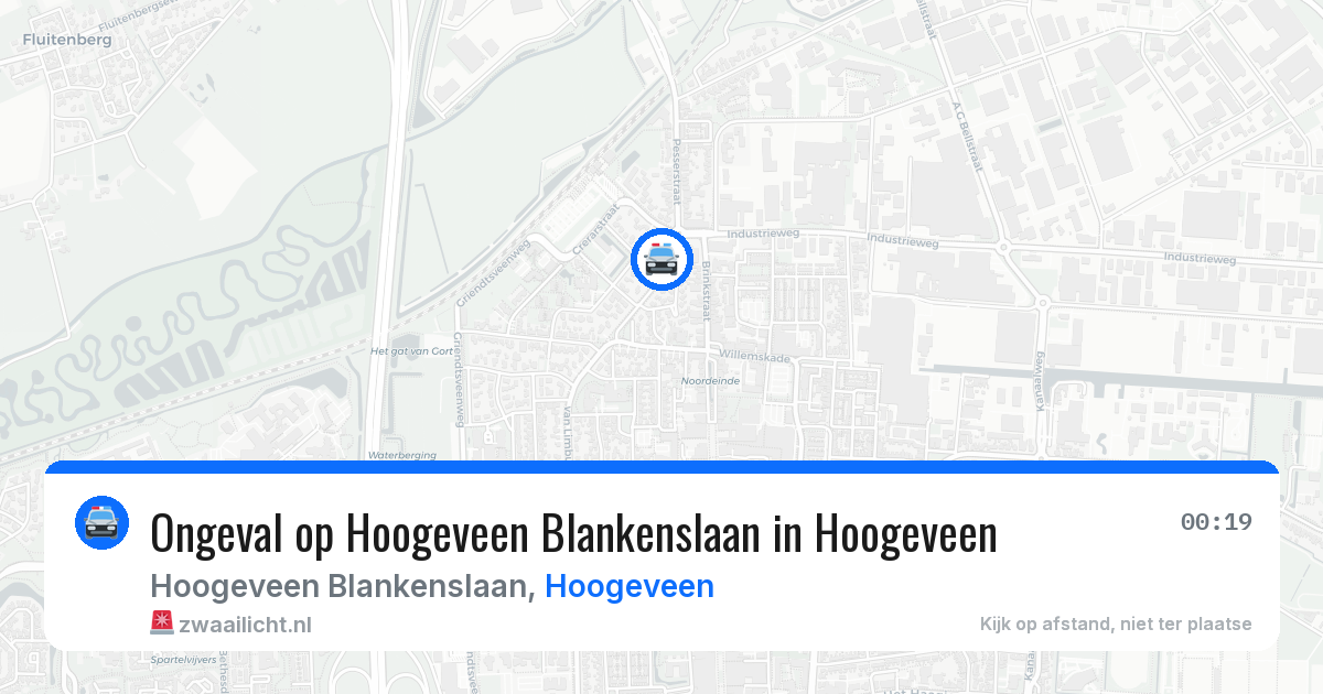 Ongeval op Hoogeveen Blankenslaan in Hoogeveen — 1 jul 2026