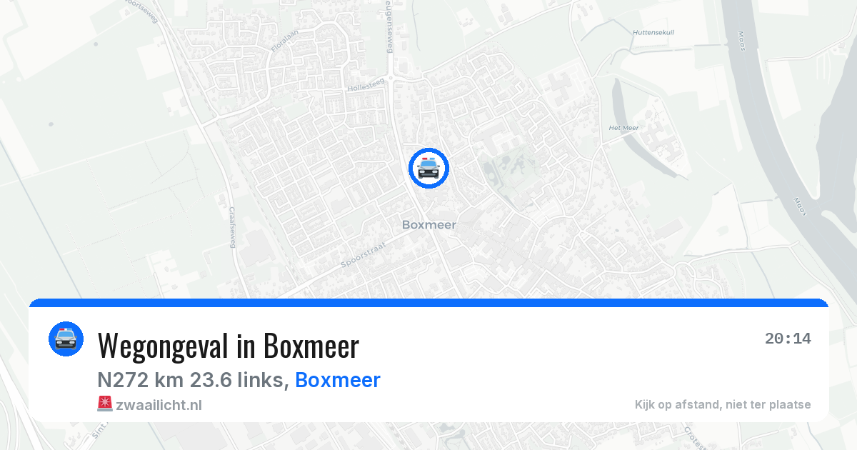 Wegongeval in Boxmeer — 22 jun 2026