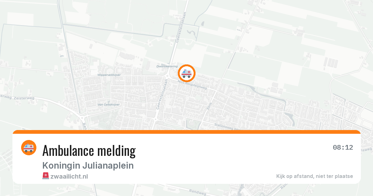 Ambulance melding — 1 apr 2026