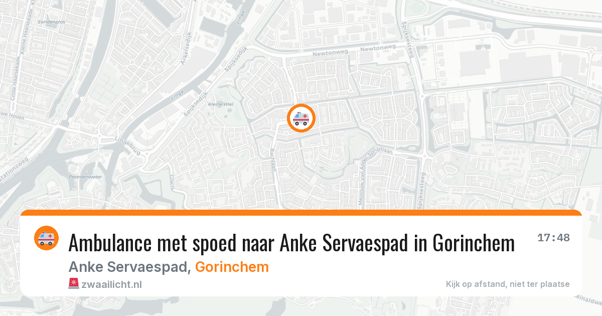 Ambulance met spoed naar Anke Servaespad in Gorinchem — 7 apr 2026