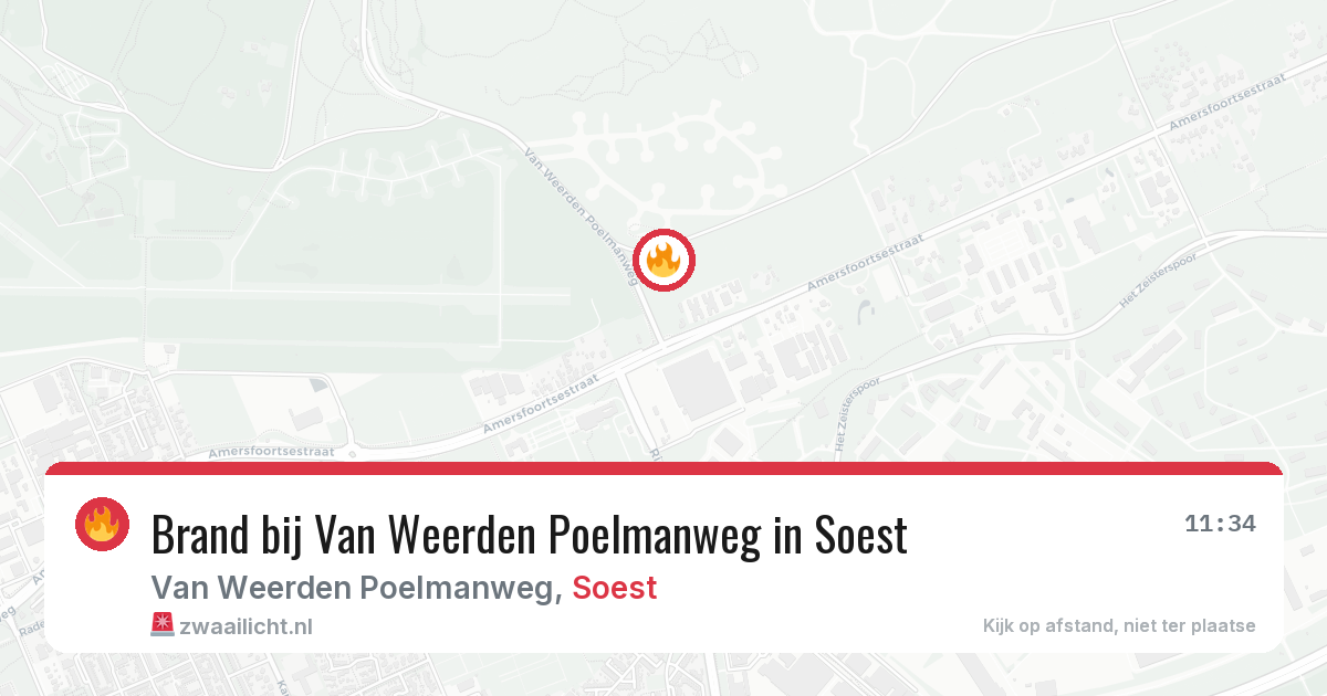 Brand bij Van Weerden Poelmanweg in Soest — 9 jul 2026