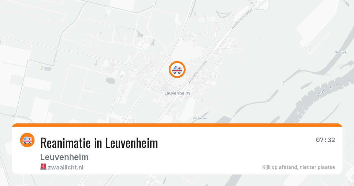 Reanimatie in Leuvenheim — 15 jun 2026