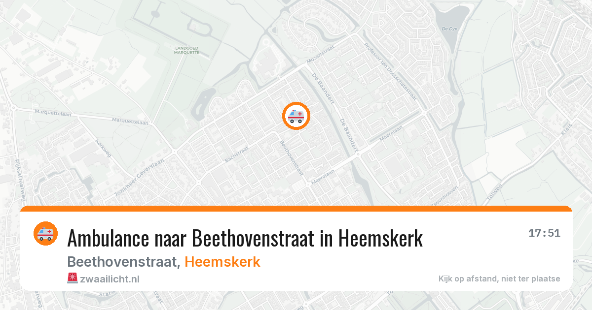 Ambulance naar Beethovenstraat in Heemskerk — 2 apr 2026