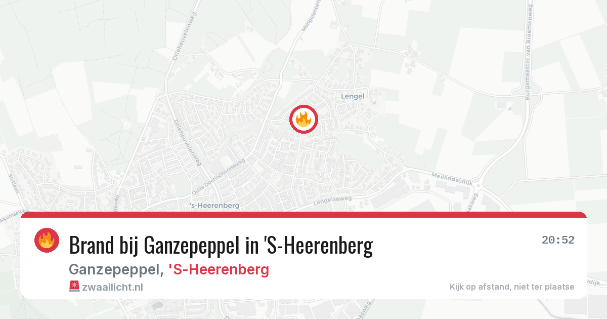 Brand bij Ganzepeppel in 'S-Heerenberg — 3 aug 2026