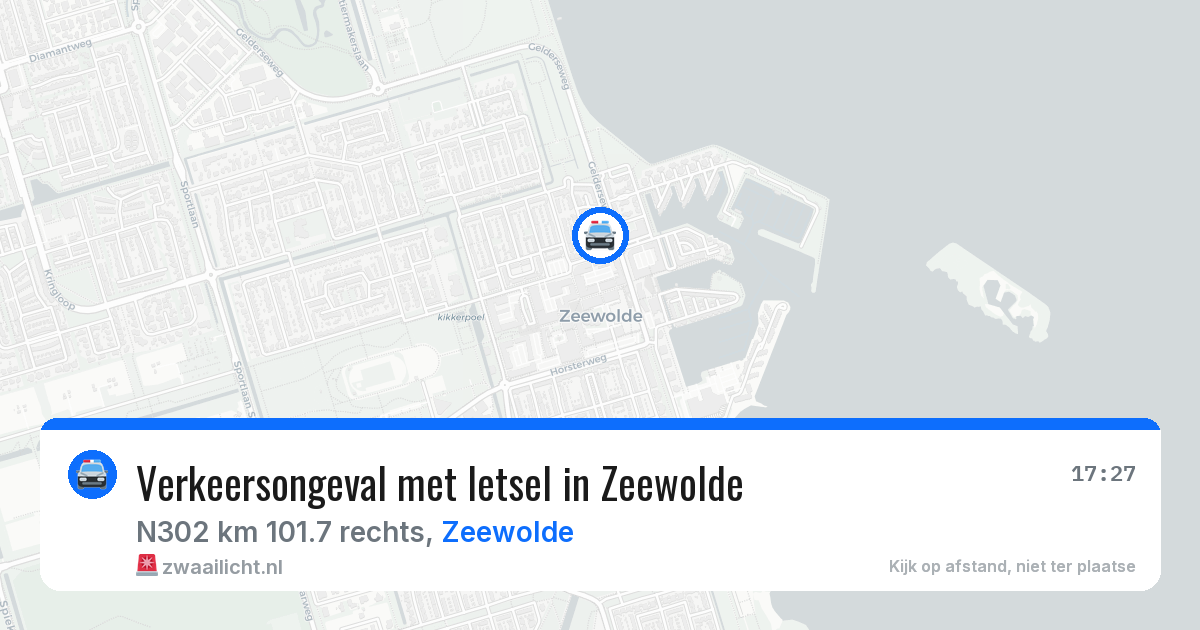 Verkeersongeval met letsel in Zeewolde — 21 mei 2026