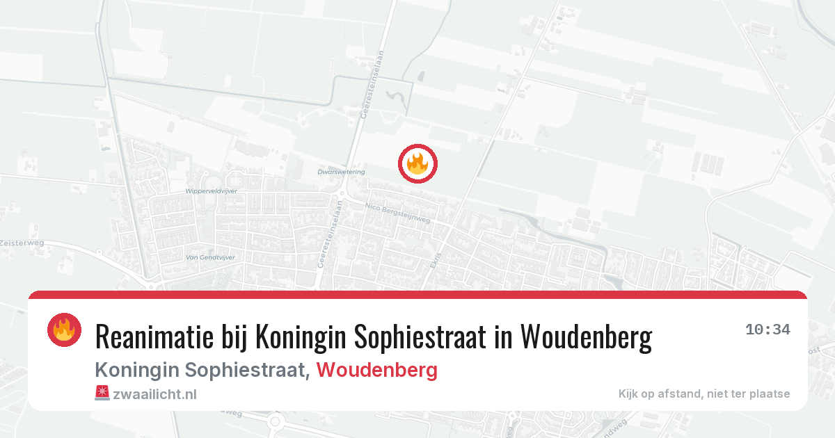 Reanimatie bij Koningin Sophiestraat in Woudenberg — 4 aug 2026