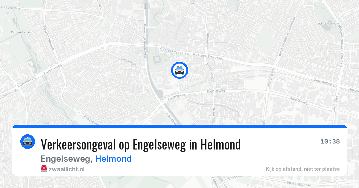 Verkeersongeval op Engelseweg in Helmond — 22 mrt 2026