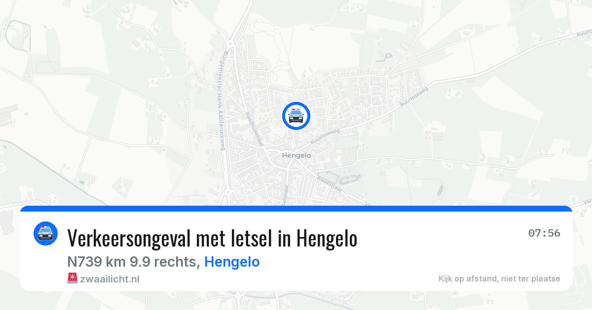 Verkeersongeval met letsel in Hengelo — 23 jan 2026