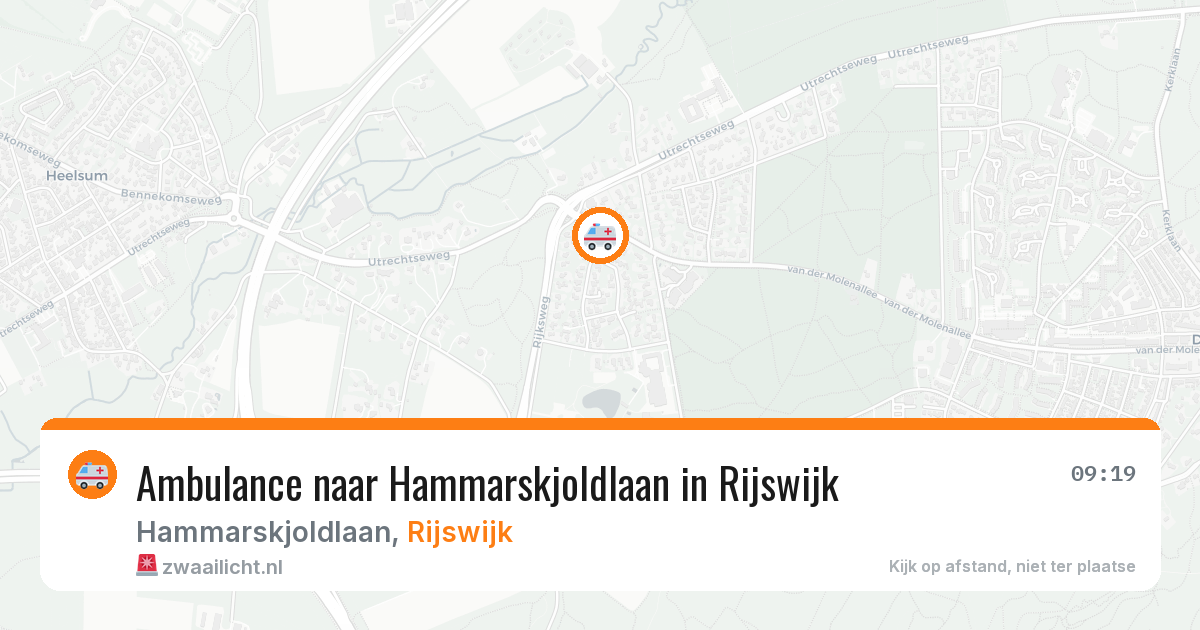 Ambulance naar Hammarskjoldlaan in Rijswijk — 29 jan 2026