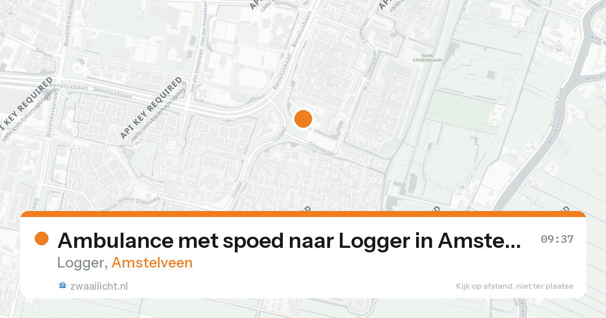 Ambulance met spoed naar Logger in Amstelveen — 19 jun 2026