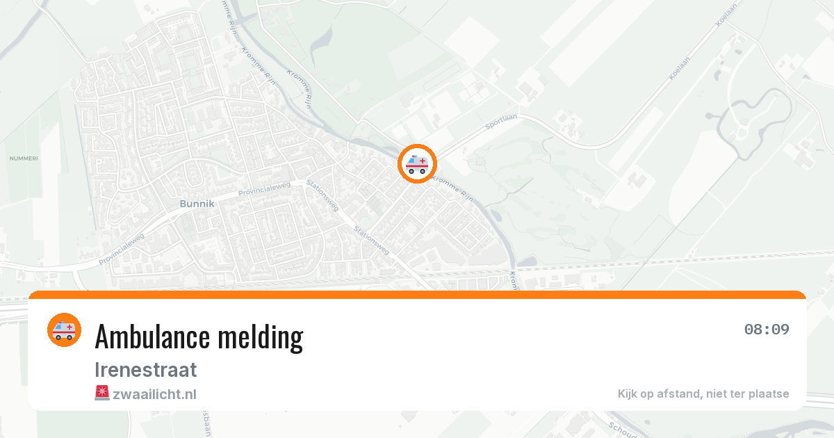 Ambulance melding — 21 jan 2026