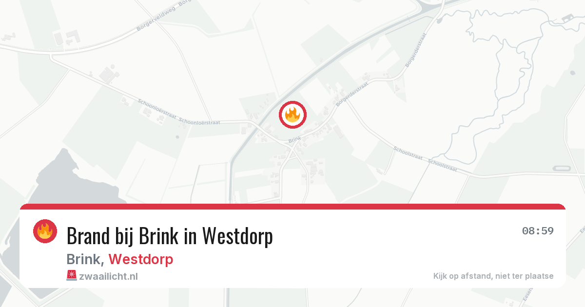 Brand bij Brink in Westdorp — 20 jun 2026
