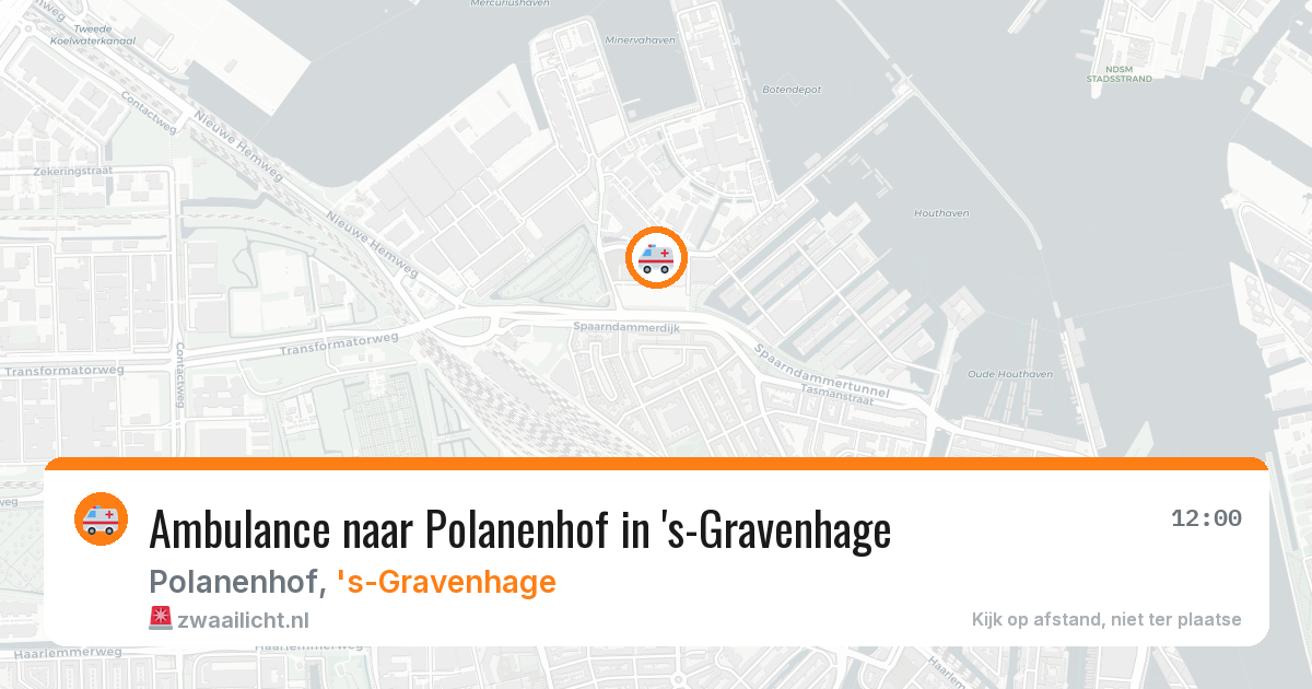 Ambulance naar Polanenhof in 's-Gravenhage — 3 mrt 2026