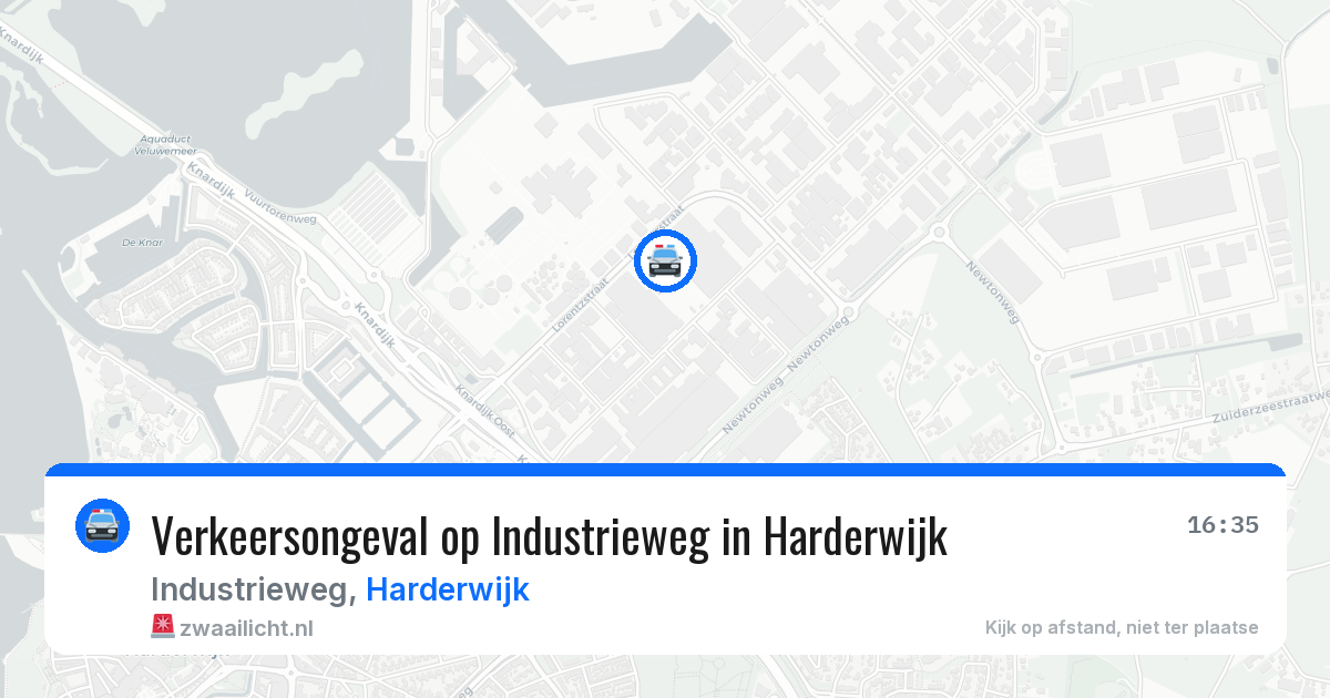 Verkeersongeval op Industrieweg in Harderwijk — 12 jun 2026