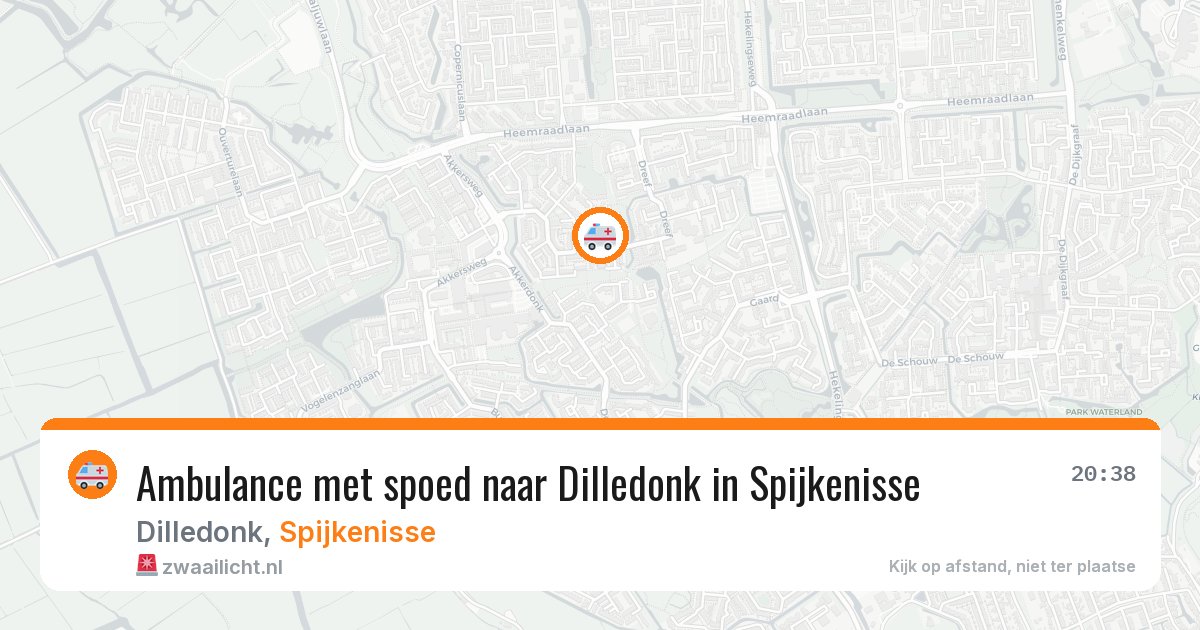 Ambulance met spoed naar Dilledonk in Spijkenisse — 22 apr 2026