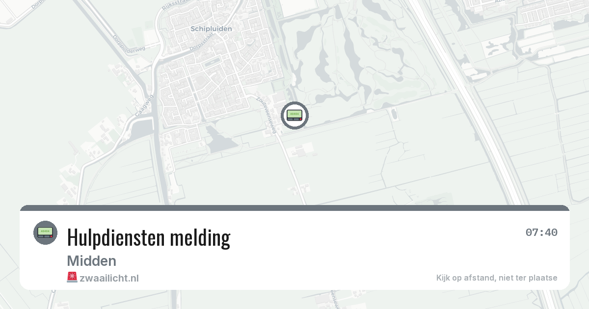 Hulpdiensten melding — 27 jun 2026