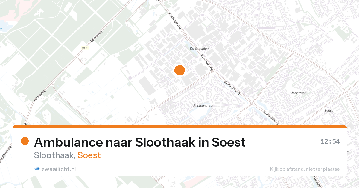 Ambulance naar Sloothaak in Soest — 23 aug 2026