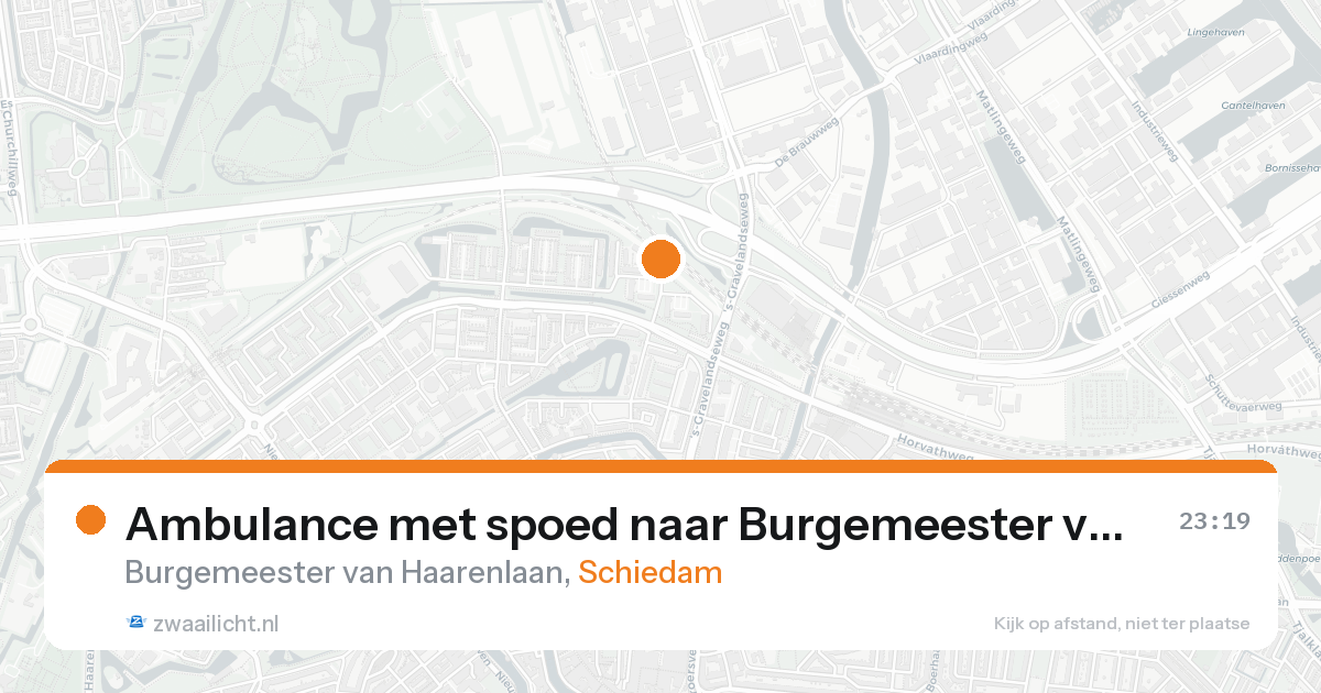 Ambulance met spoed naar Burgemeester van Haarenlaan in Schiedam — 30 jan 2026