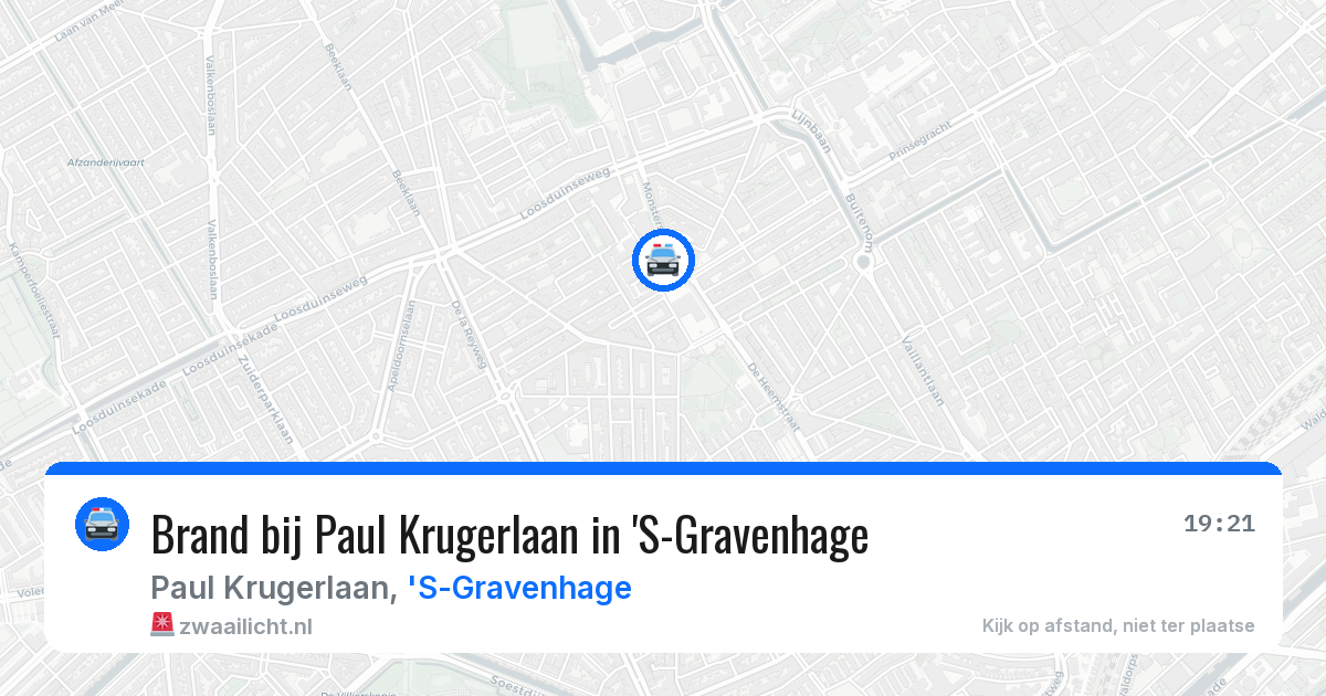 Brand bij Paul Krugerlaan in 'S-Gravenhage — 23 mrt 2026