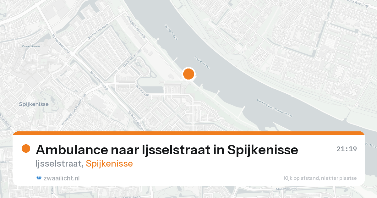 Ambulance naar Ijsselstraat in Spijkenisse — 14 jul 2026